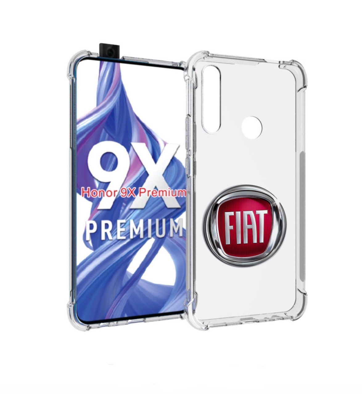 

Чехол бампер MyPads fiat-фиат мужской для Honor 9X (STK-LX1)/Hua, Прозрачный, Tocco