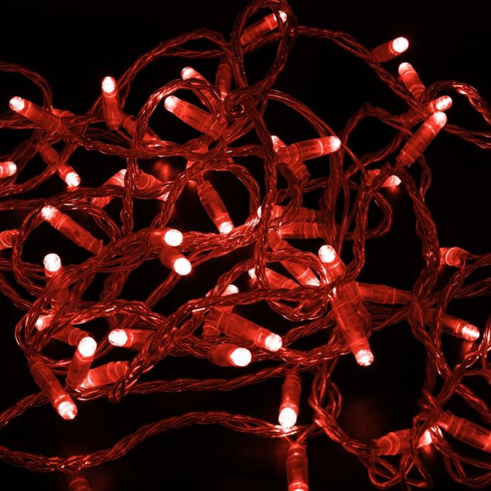 Световая гирлянда новогодняя Neon-Night Нить 885610 305-282 10 м красный