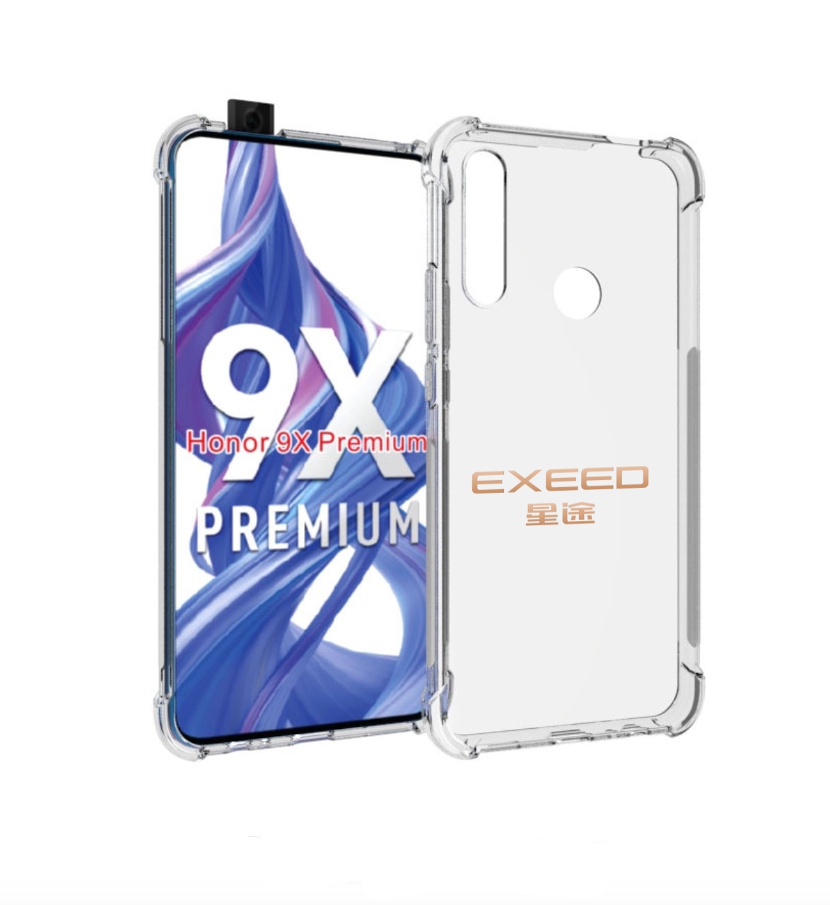 

Чехол бампер MyPads exeed эксид 2 для Honor 9X (STK-LX1), Прозрачный, Tocco