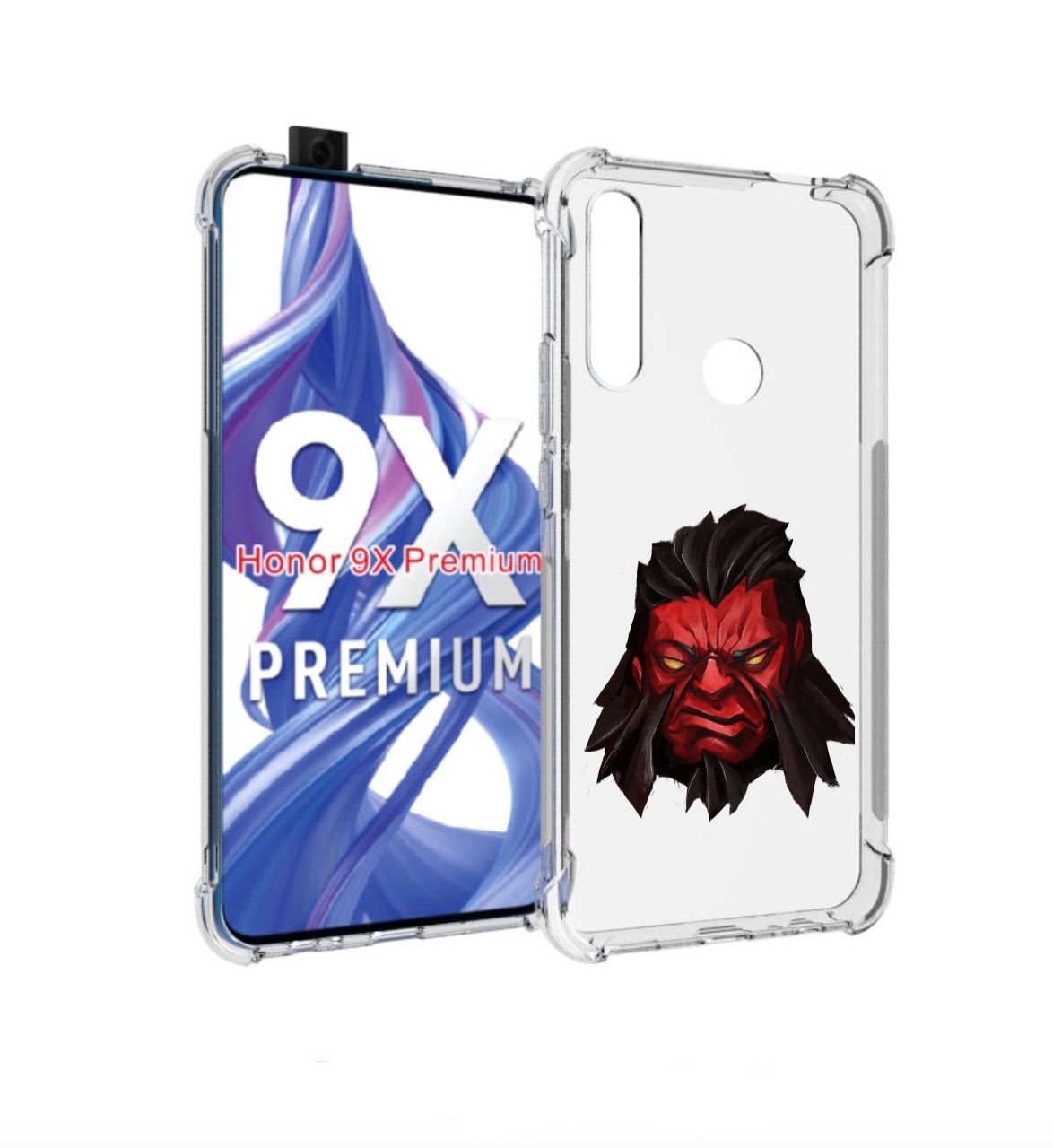

Чехол бампер MyPads dota-2-axe для Honor 9X (STK-LX1)/Huawei Hon, Прозрачный, Tocco