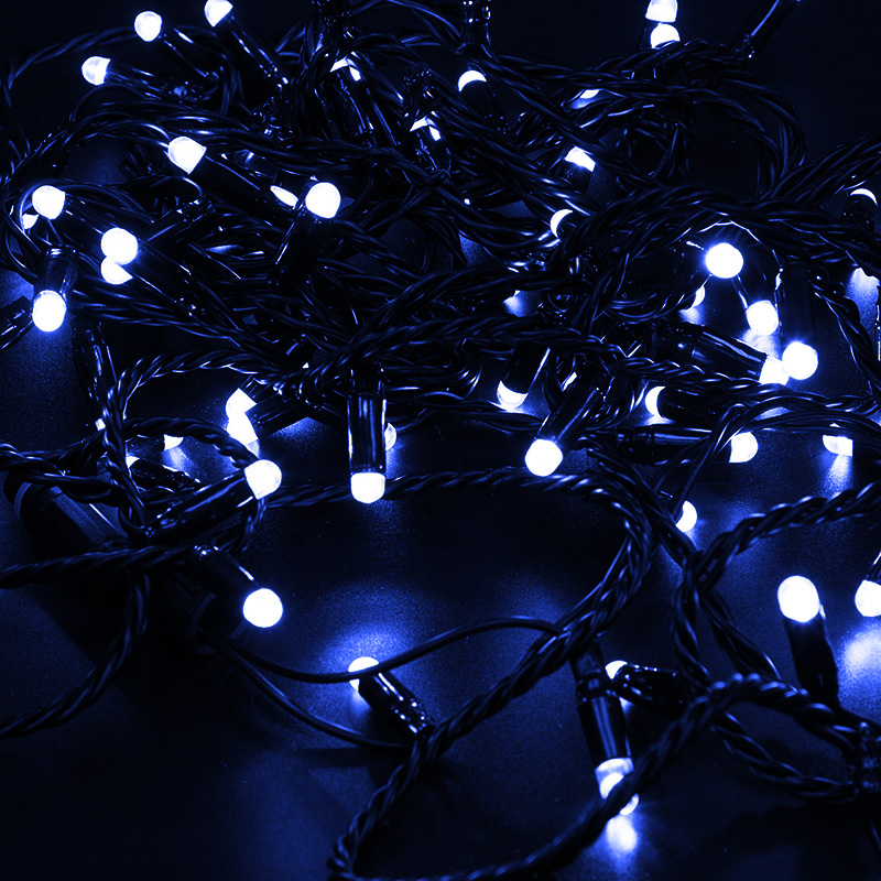 Световая гирлянда новогодняя Neon-Night Нить 10м 305-173 10 м синий
