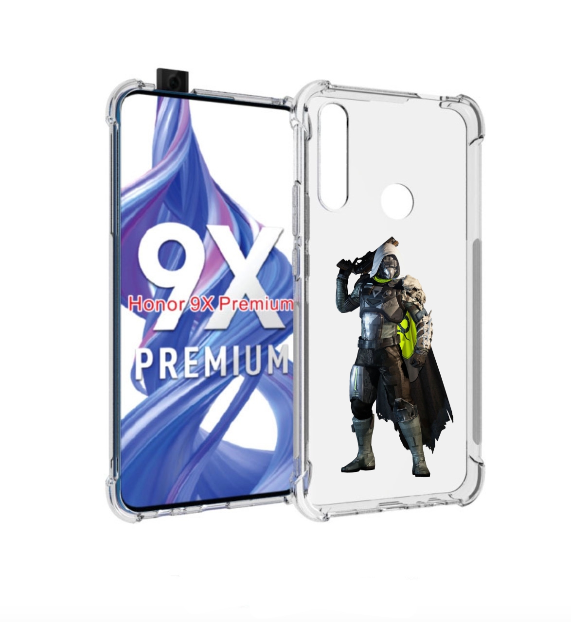 

Чехол бампер MyPads destiny-2-hunter для Honor 9X (STK-LX1)/Huaw, Прозрачный, Tocco