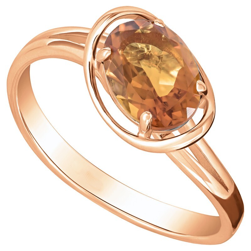 

Кольцо из серебра с цитрином р., LAZURIT-ONLINE 849702, 849702