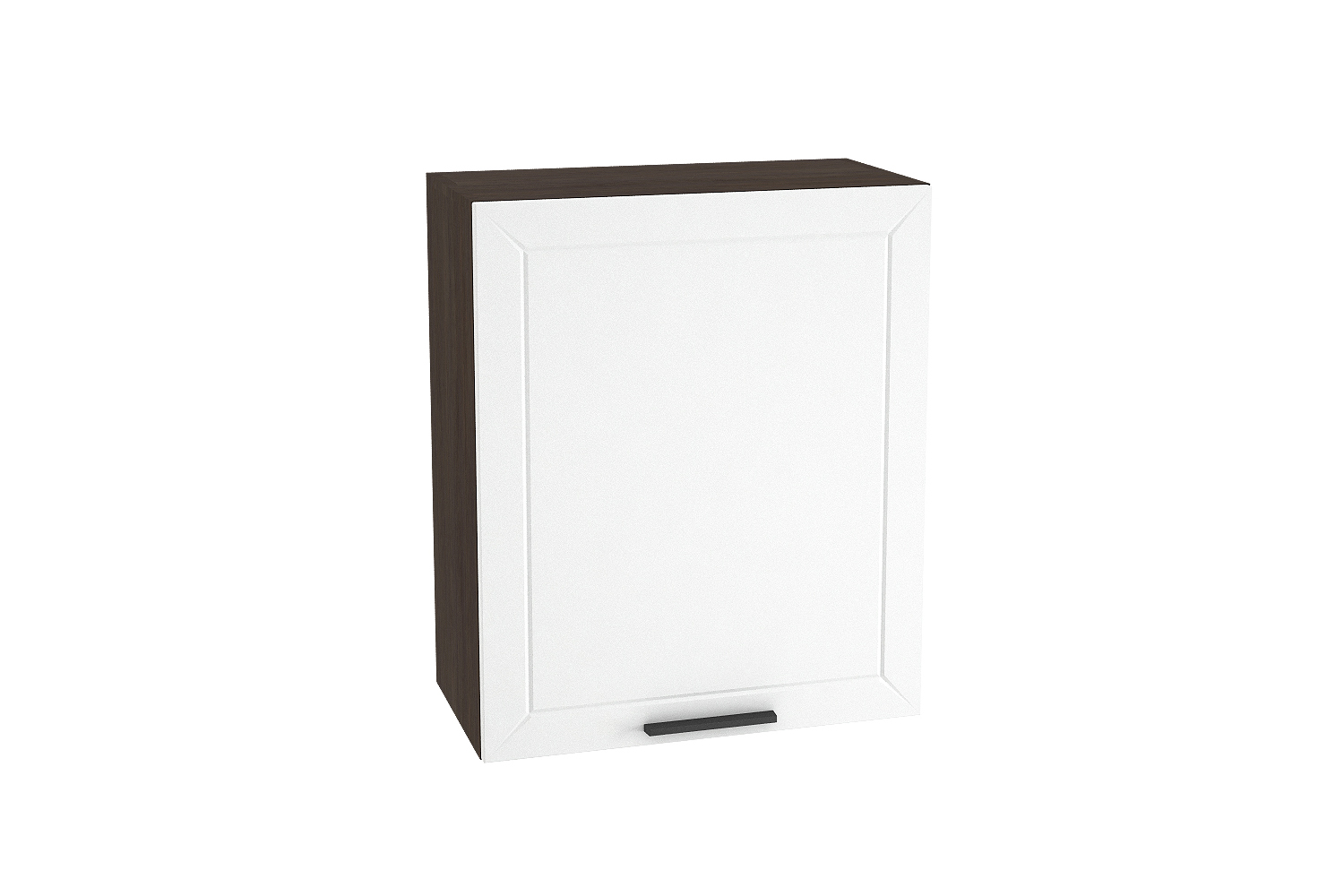 

Шкаф кухонный навесной, Сурская мебель, Глетчер с 1 створкой, 596188, венге/айленд силк