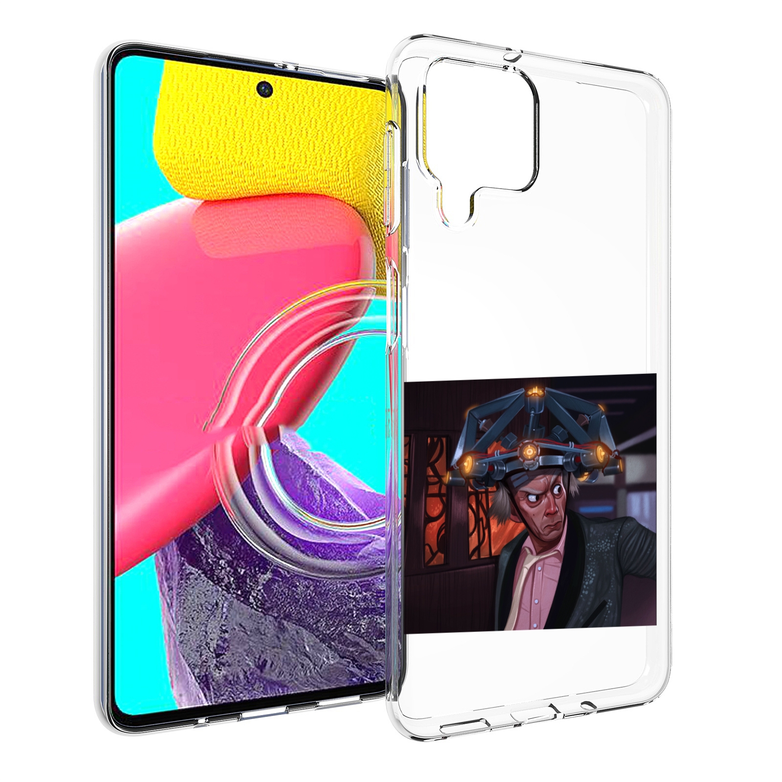 

Чехол Mypads Назад-В-Будущее Для Samsung Galaxy M53 (Sm-M536), Прозрачный, Tocco