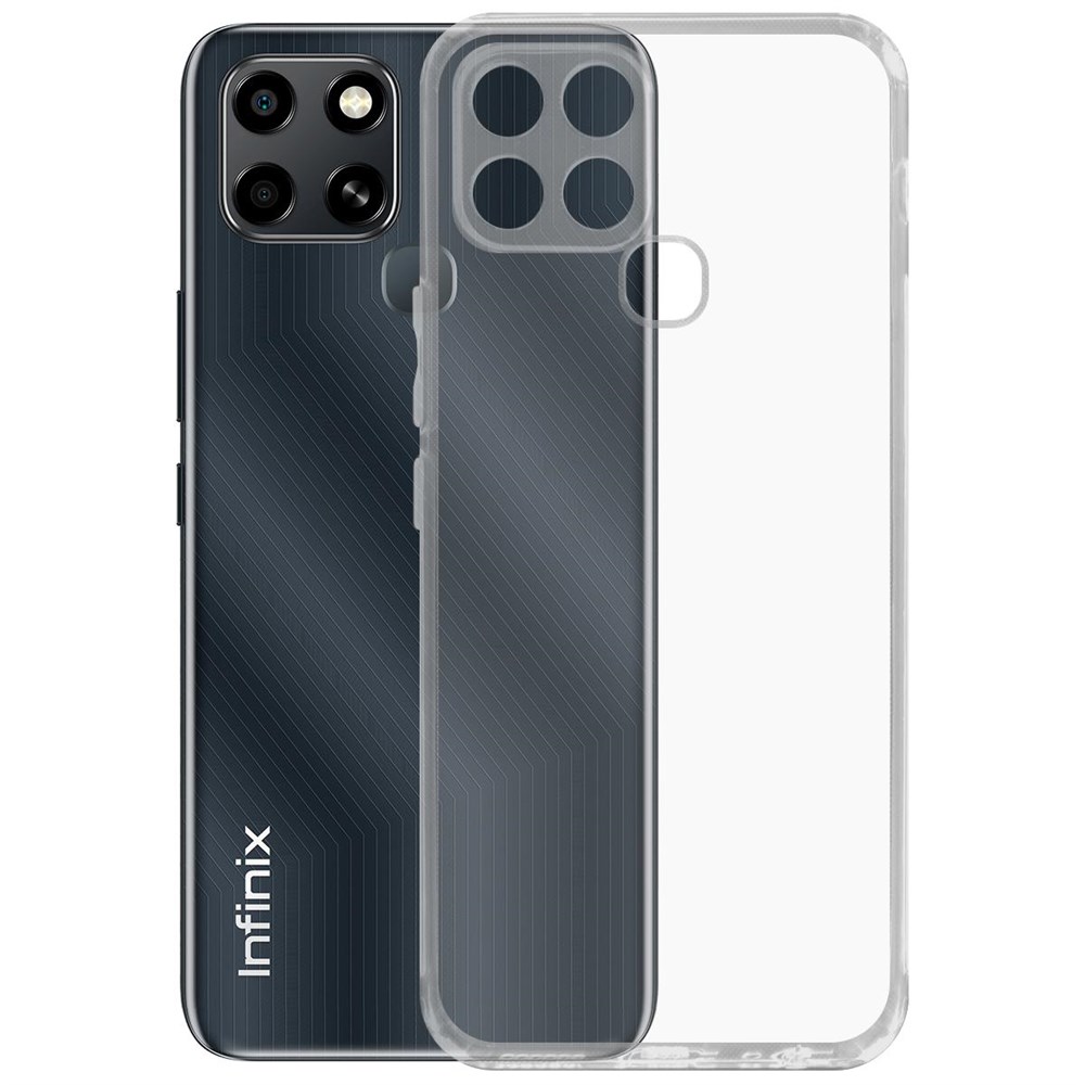 фото Чехол-накладка krutoff clear case для infinix smart 6