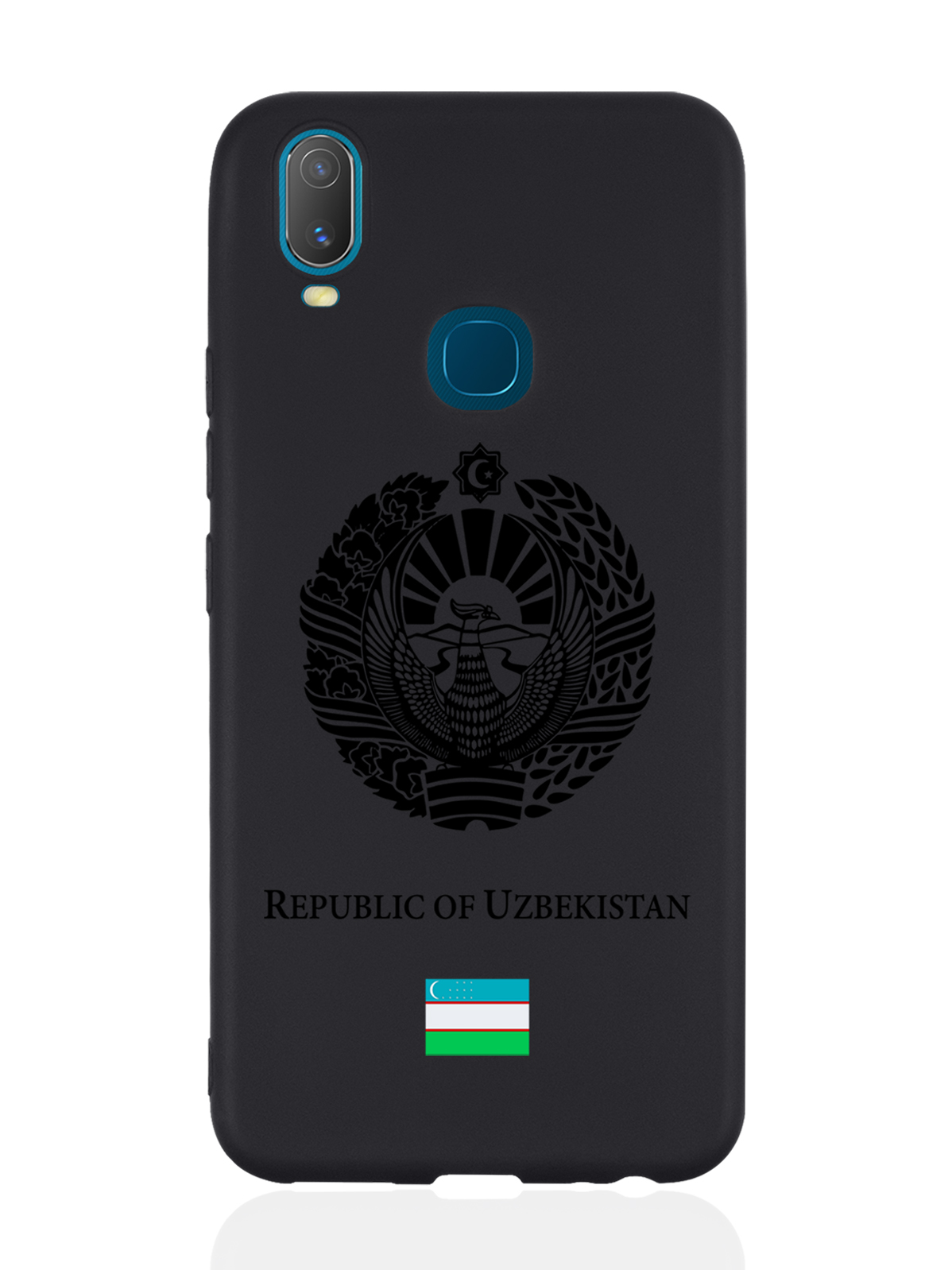 

Чехол SignumCase для Vivo Y11 Черный лаковый Герб Узбекистана черный