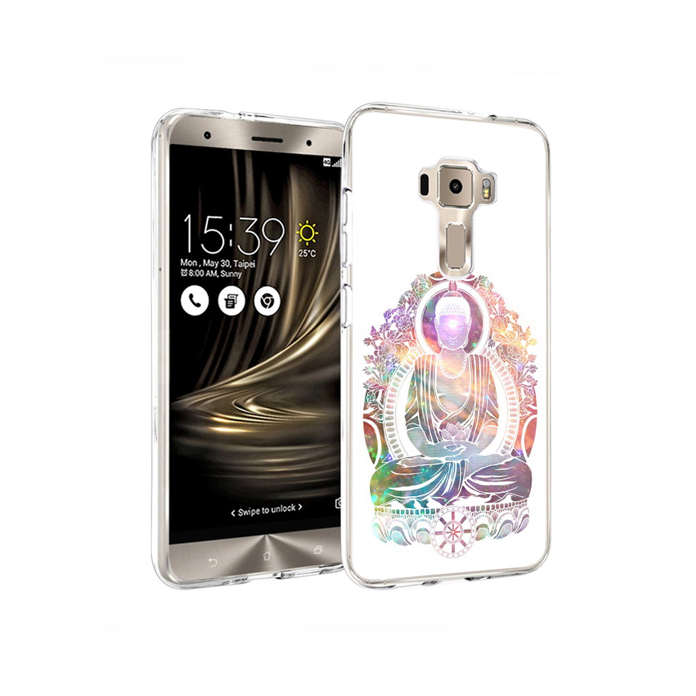 

Чехол MyPads Tocco для Asus ZenFone 3 умный мужчина абстракция, Прозрачный, Tocco