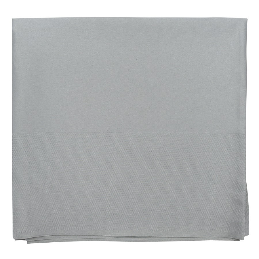 фото Скатерть классическая серого цвета из хлопка из коллекции essential, 180х260 см tkano