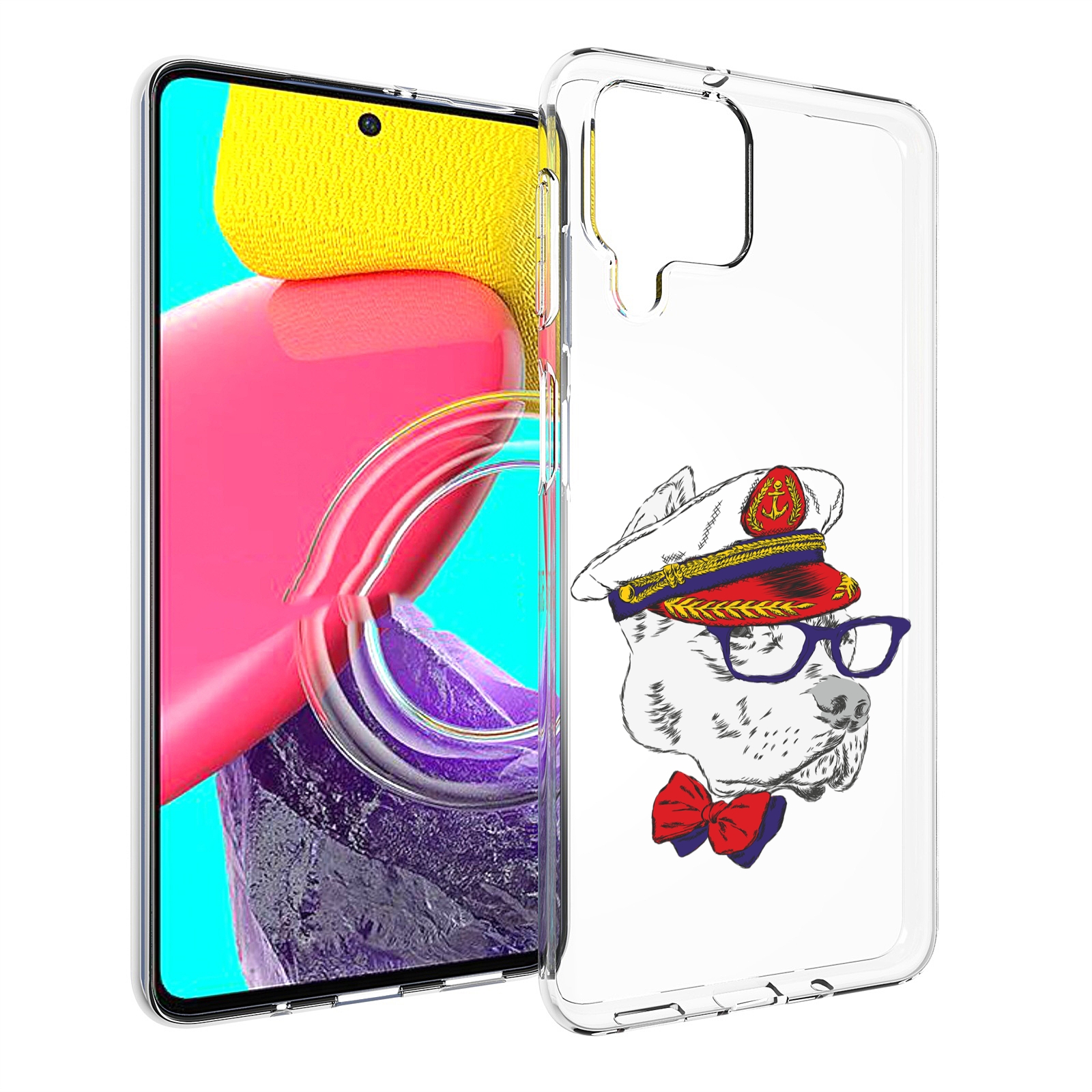

Чехол Mypads Бульдог Для Samsung Galaxy M53 (Sm-M536), Прозрачный, Tocco