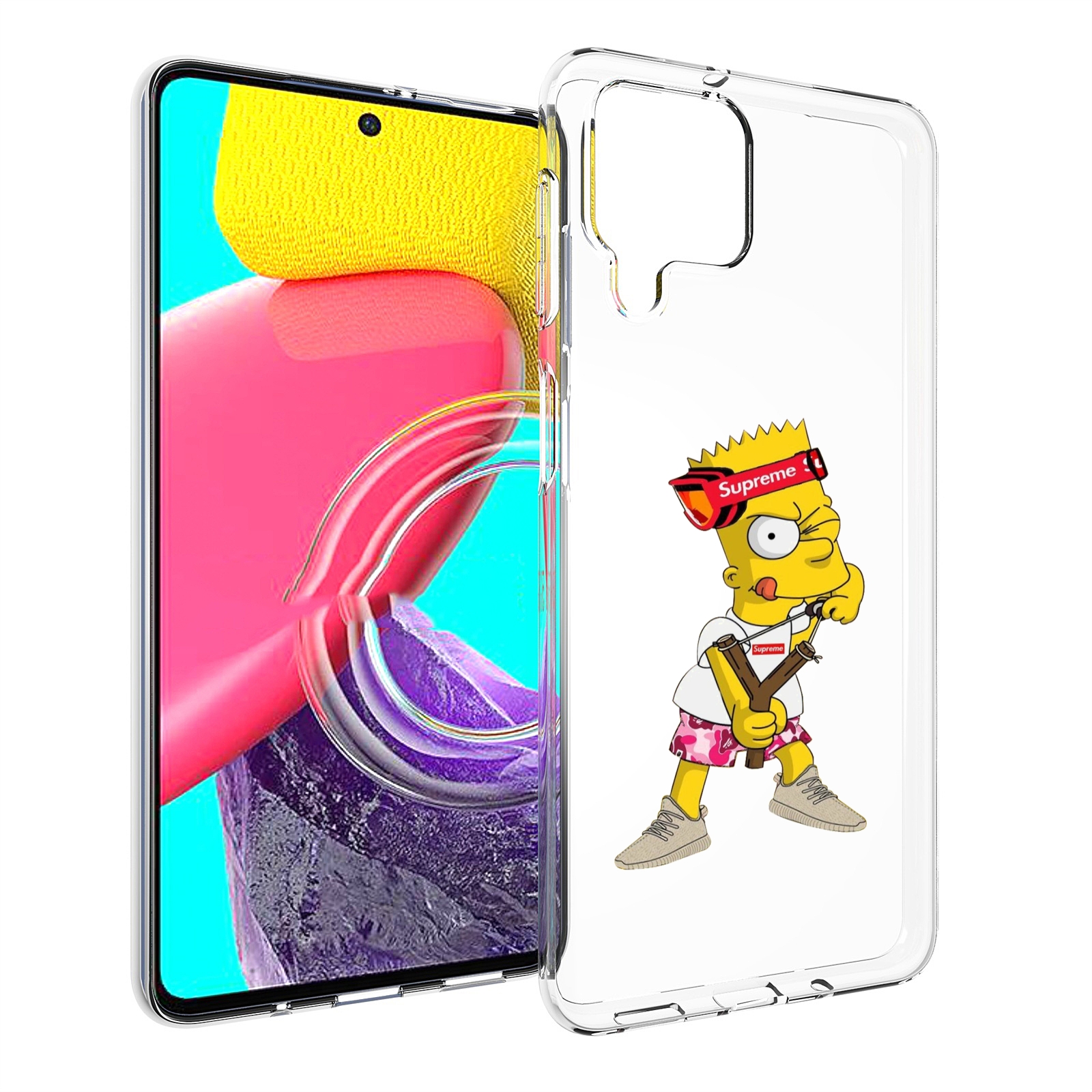

Чехол Mypads Модный-Барт-Симпсон Для Samsung Galaxy M53 (Sm-M536), Прозрачный, Tocco