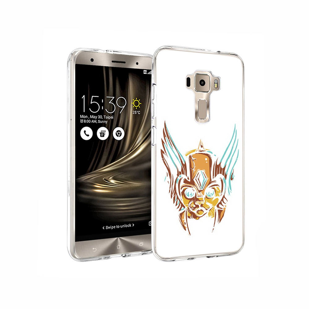 

Чехол MyPads Tocco для Asus ZenFone 3 тор абстракция, Прозрачный, Tocco