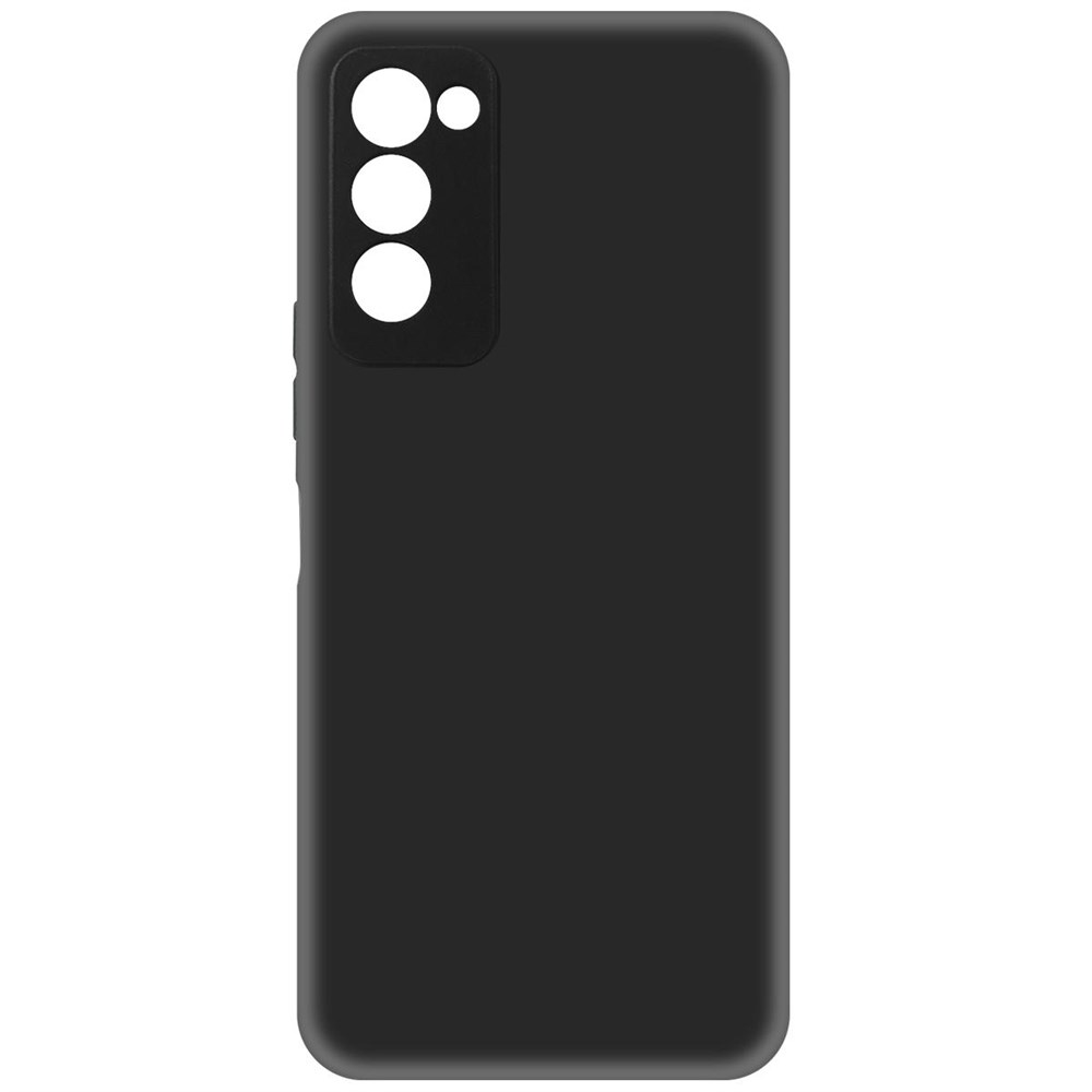 фото Чехол-накладка krutoff soft case для tecno camon 18 черный