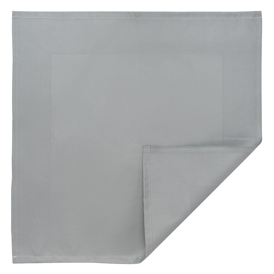 Салфетка сервировочная классическая серого цвета из хлопка essential, 53х53 см