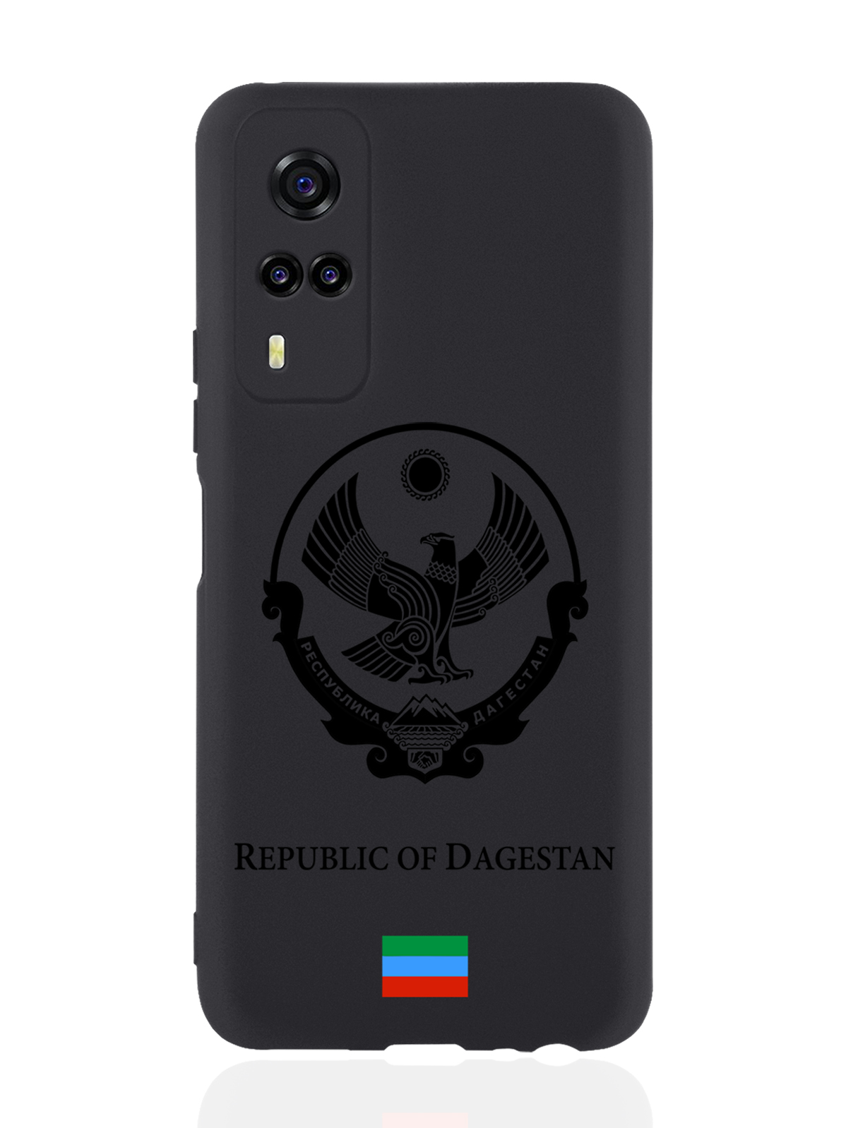 

Чехол SignumCase для Vivo Y31/Y53S Черный лаковый Герб Дагестана черный