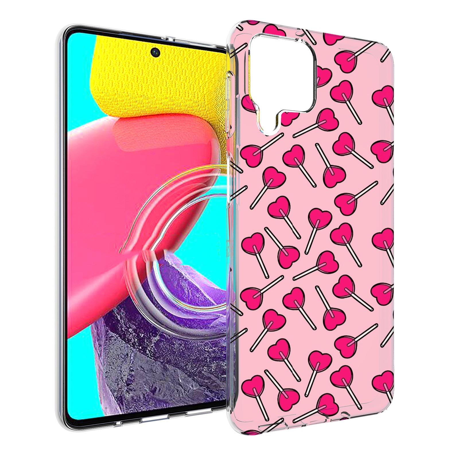 

Чехол Mypads Много Лединцов Для Samsung Galaxy M53 (Sm-M536), Прозрачный, Tocco