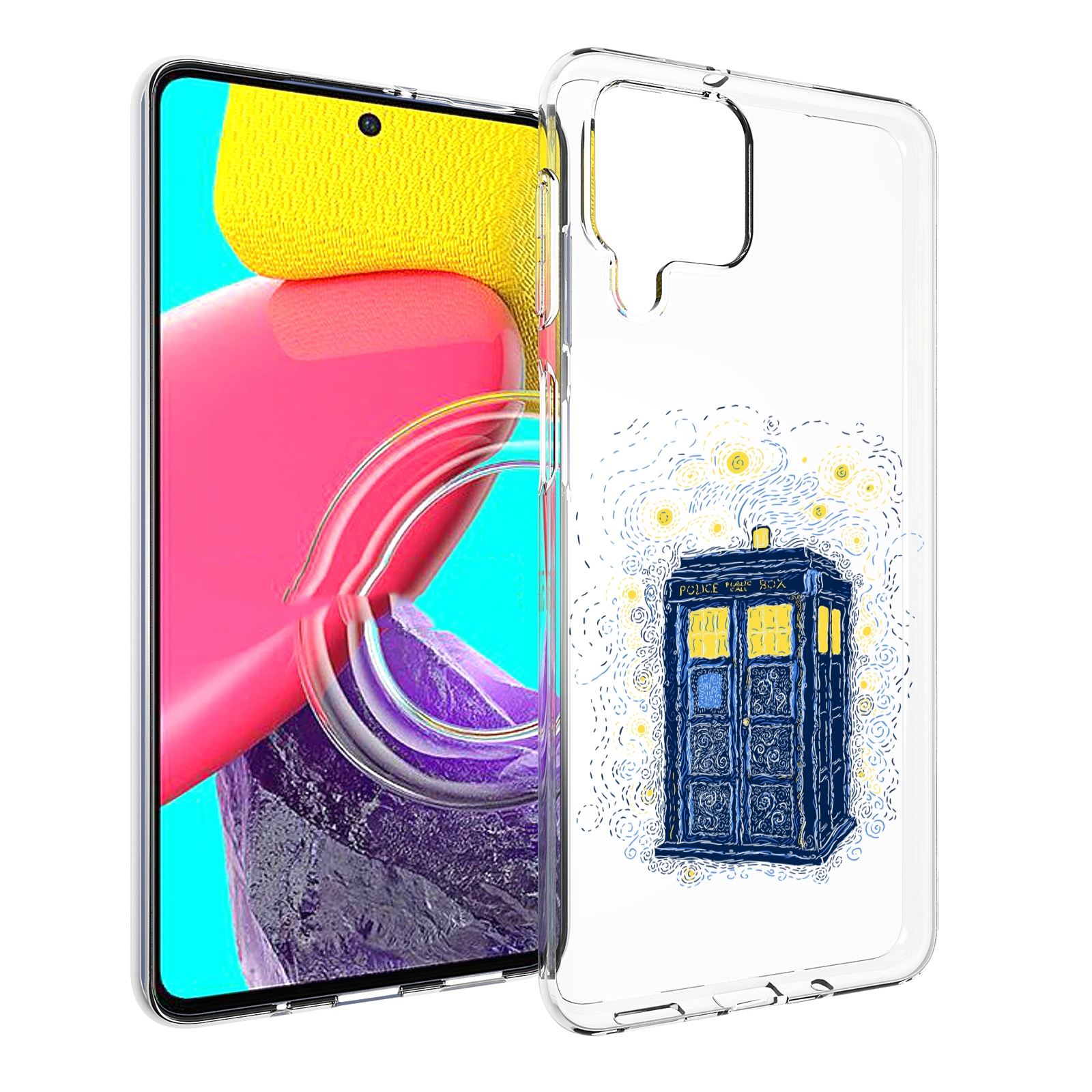 

Чехол Mypads Будка Рисунок Для Samsung Galaxy M53 (Sm-M536), Прозрачный, Tocco