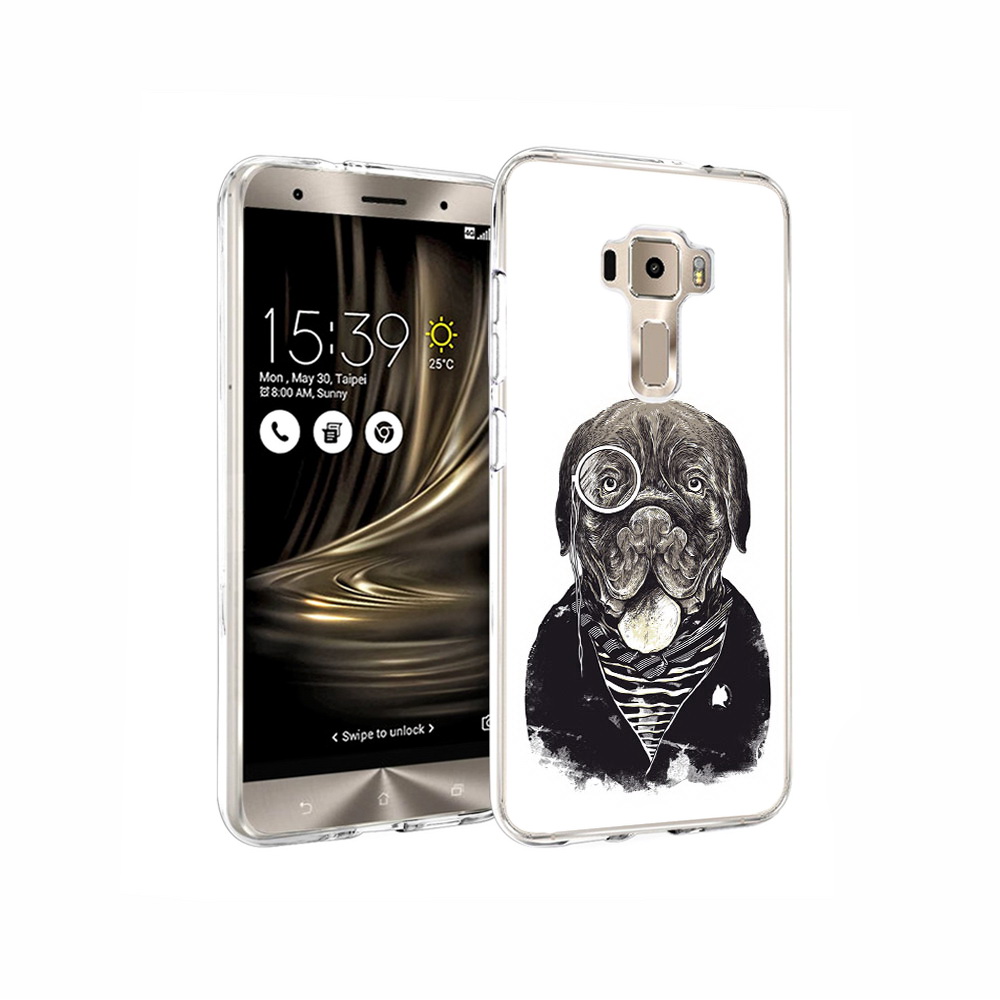Чехол MyPads Tocco для Asus ZenFone 3 солидный песик