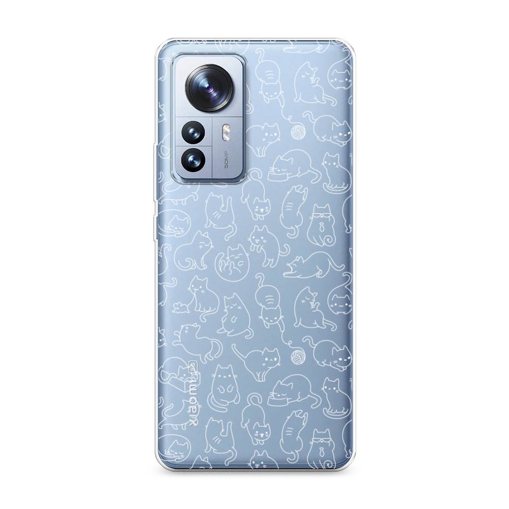 

Чехол Awog на Xiaomi 12 Pro "Шкодливые котики", Разноцветный, 314450-2