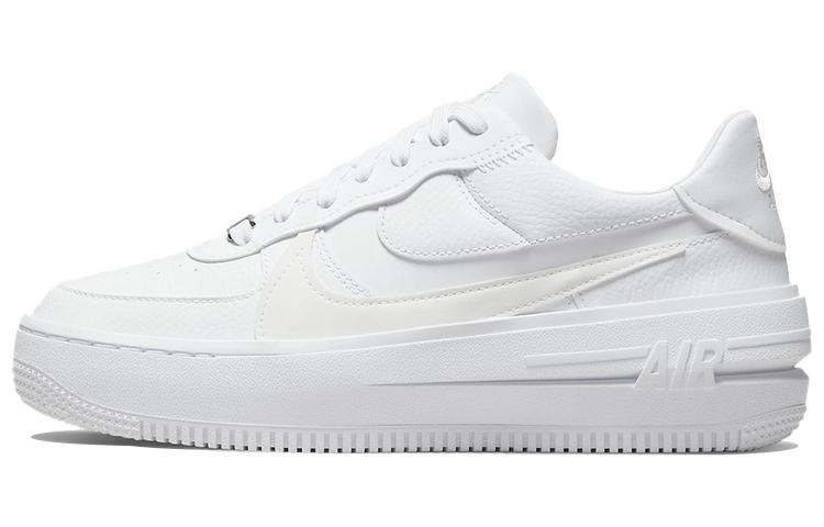 

Кеды унисекс Nike Air Force 1 PLT.AF.ORM Triple White белые 41 EU, Белый, Air Force 1 PLT.AF.ORM Triple White