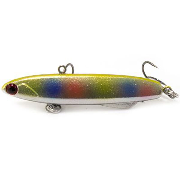 

Раттлин Madness Shiriten Baguette 80 #SY04 Silver Powder Serie, Желтый;синий;красный;серебристый, Shiriten Baguette 80