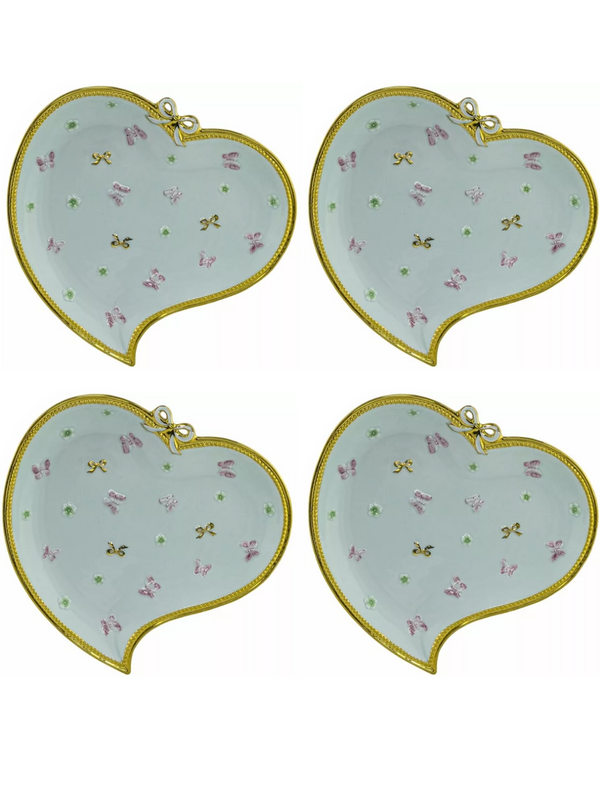 

Набор блюд для сервировки 4шт Lenardi бабочки 18см 144-434, Синий