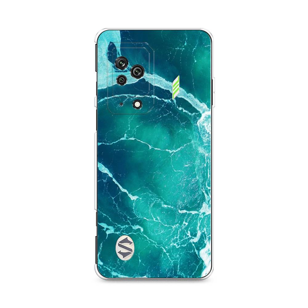 

Чехол Awog на Xiaomi Black Shark 5 "Изумрудный океан", Разноцветный, 314050-4