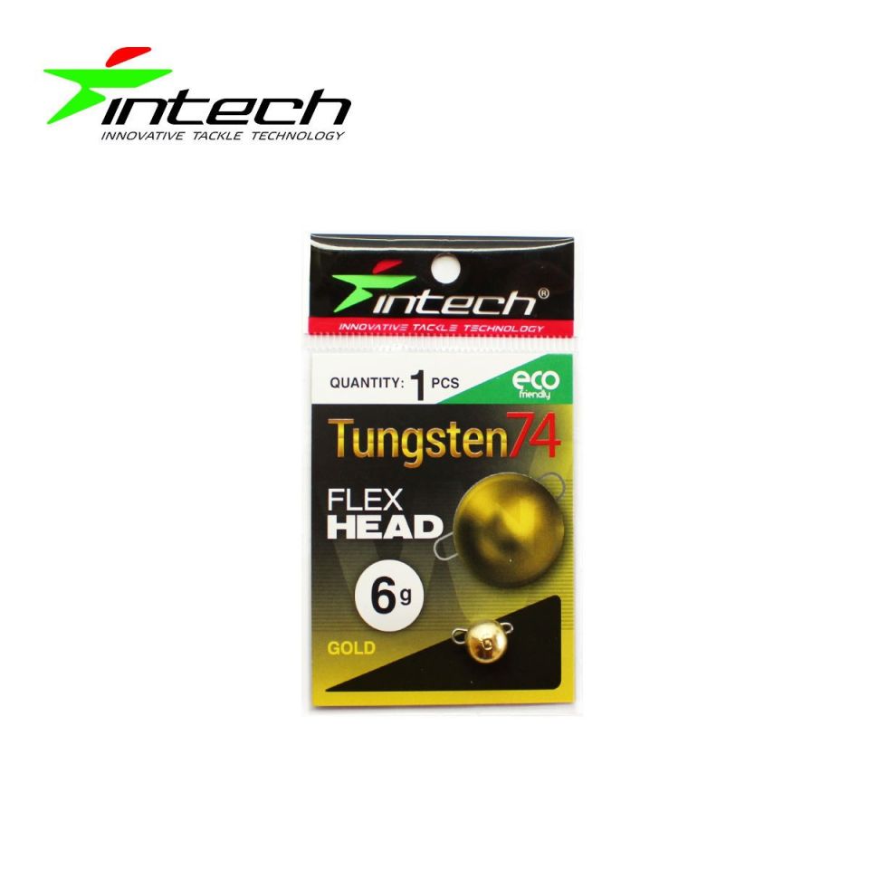 Грузила рыболовные Intech TUNGSTEN 74 GOLD 3,5гр, 2 шт