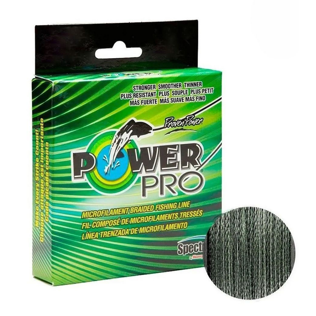 

Плетеный шнур Power Pro Moss Green 135m 0.19mm 13kg, Зеленый, Power Pro