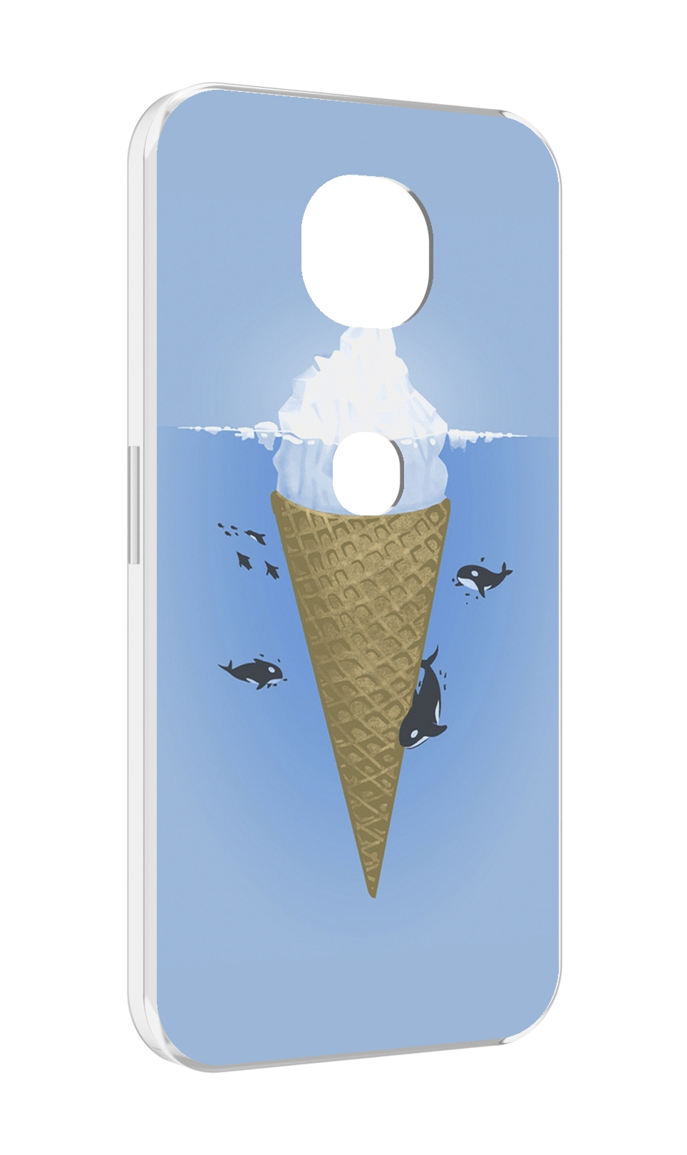 

Чехол MyPads мороженное-у-косаток для Motorola Moto G5S (XT1799-2), Прозрачный, Tocco