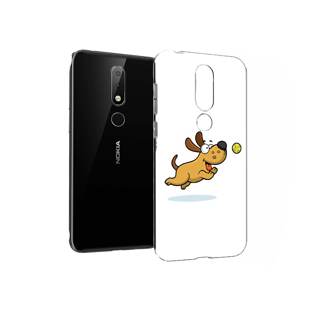 

Чехол MyPads Tocco для Nokia X6 пёсик (PT115295.99.563), Прозрачный, Tocco