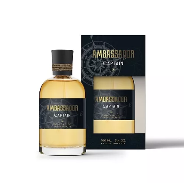 Туалетная вода Ambassador Captain мужская 100 мл parfums genty ambassador in black sea 100