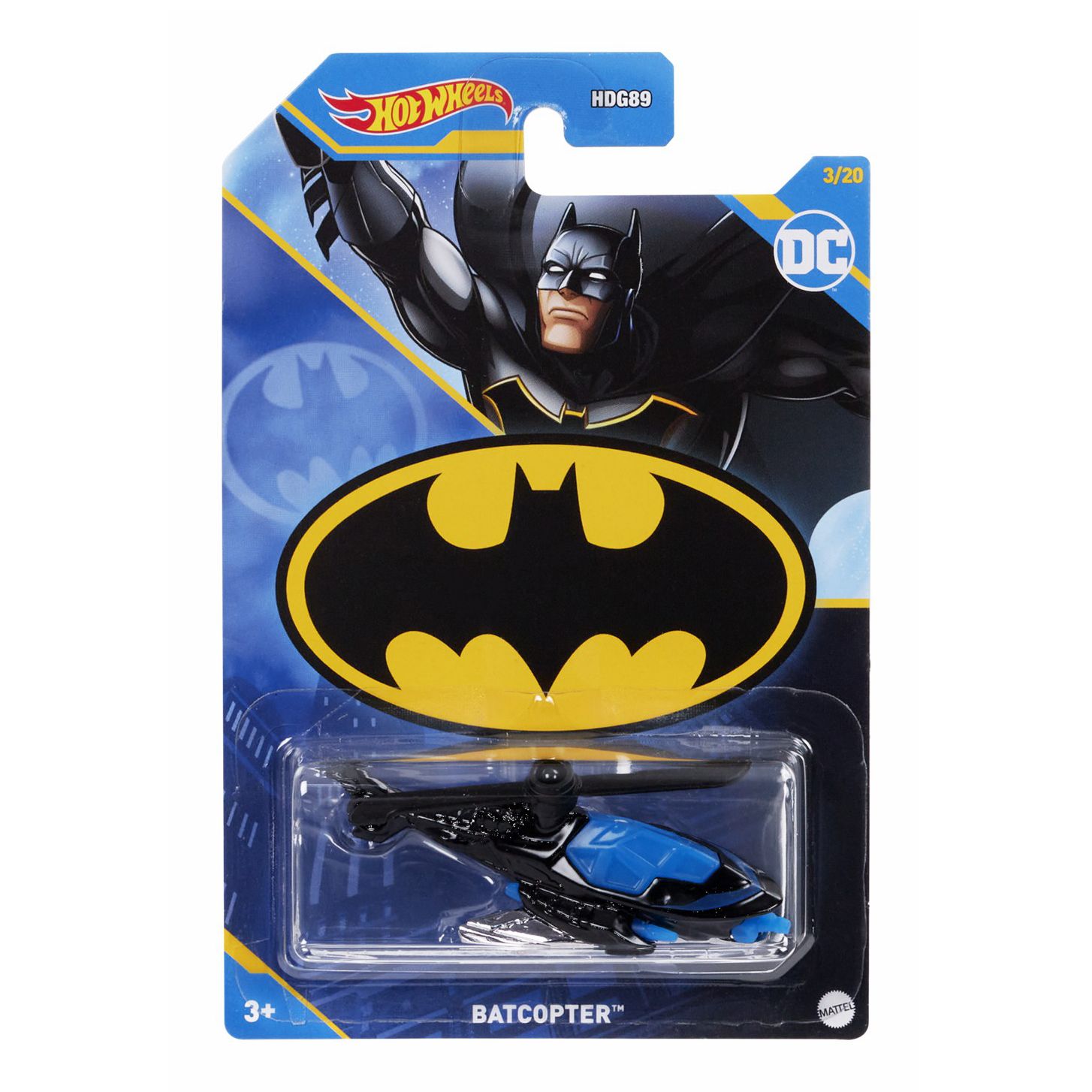 

Машинка Hot Wheels DC Batman в ассортименте (серия по наличию), Черный