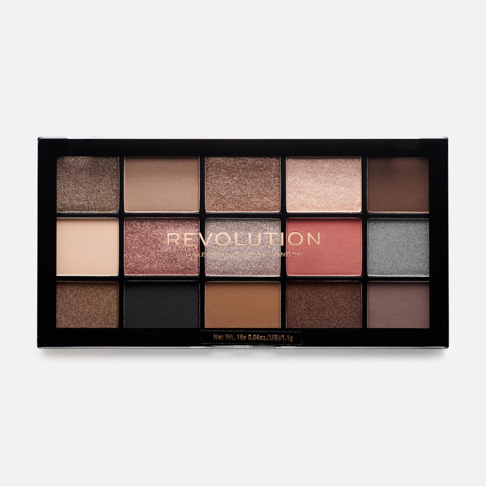 фото Тени для век revolution makeup re-loaded eyeshadow palette hypnotic 1,1 г makeup revolution