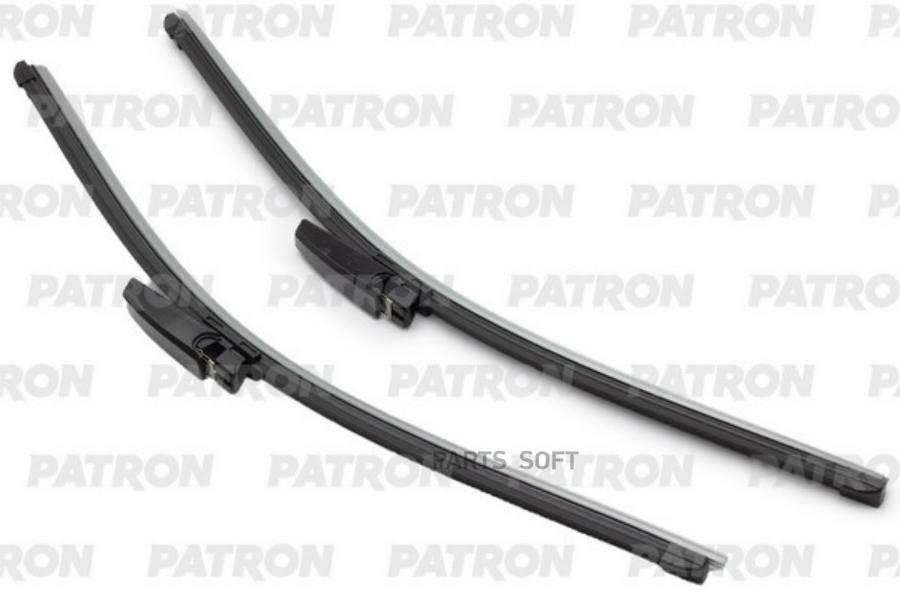 

Щетки стеклоочистителя 55см + 55см к-кт плоская Pin lock AUDI / MB PATRON PWB550-FS