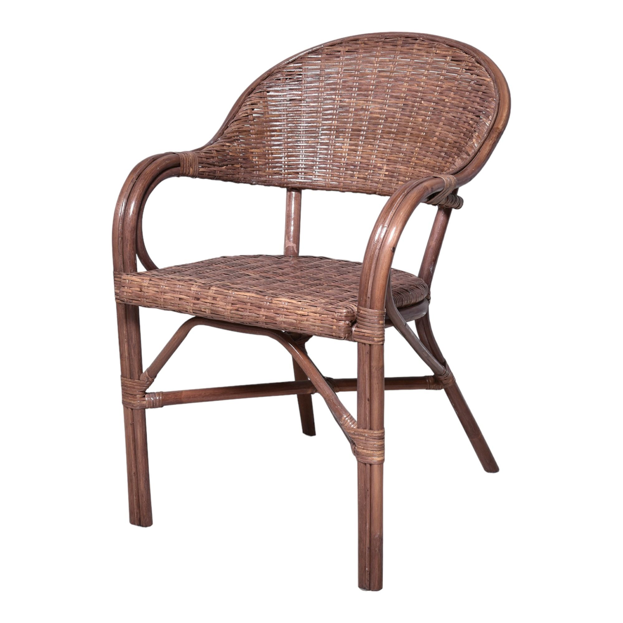 Кресло Rattan grand Cafe medium brown