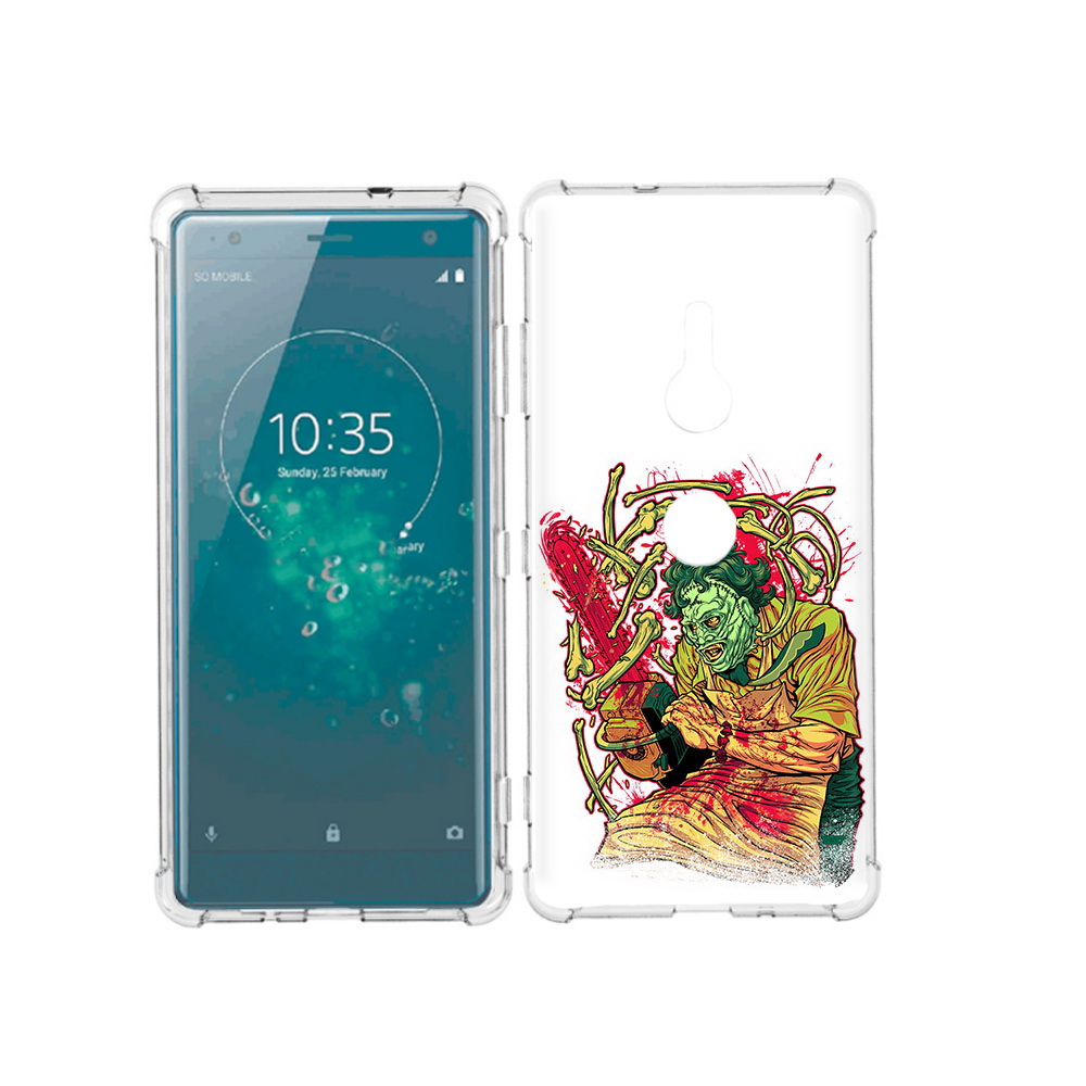 Чехол MyPads Tocco для Sony Xperia XZ3 яркий мясник