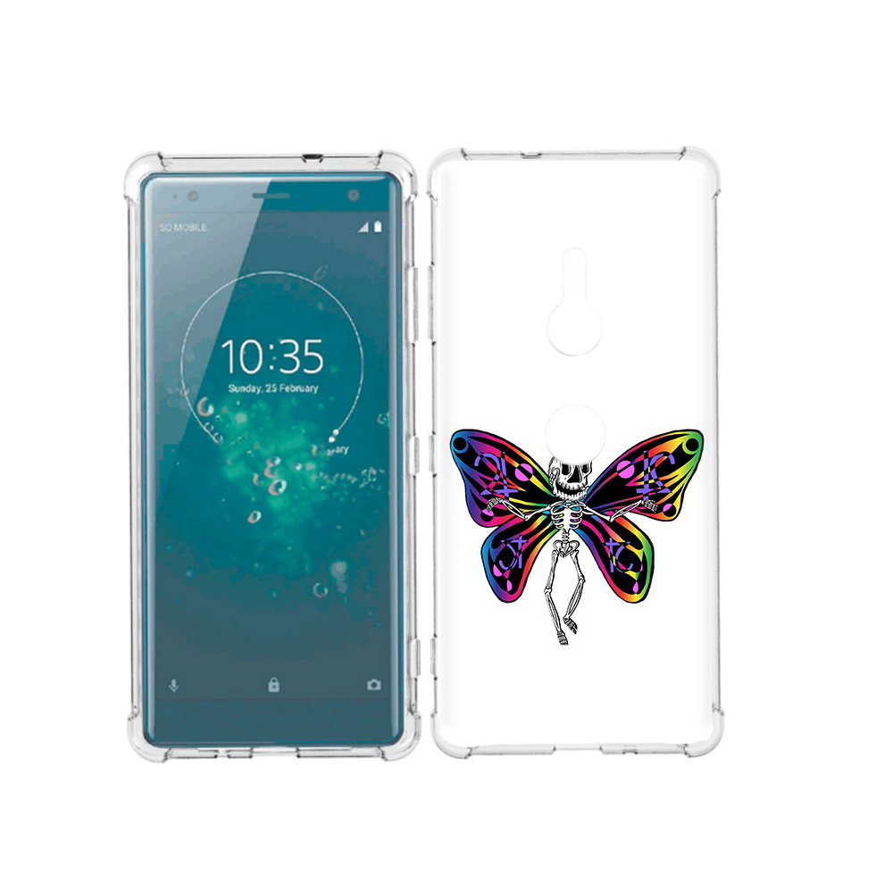 

Чехол MyPads Tocco для Sony Xperia XZ3 эффект бабочки, Прозрачный, Tocco