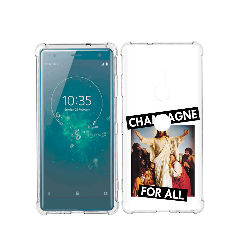 

Чехол MyPads Tocco для Sony Xperia XZ3 шампанское, Прозрачный, Tocco