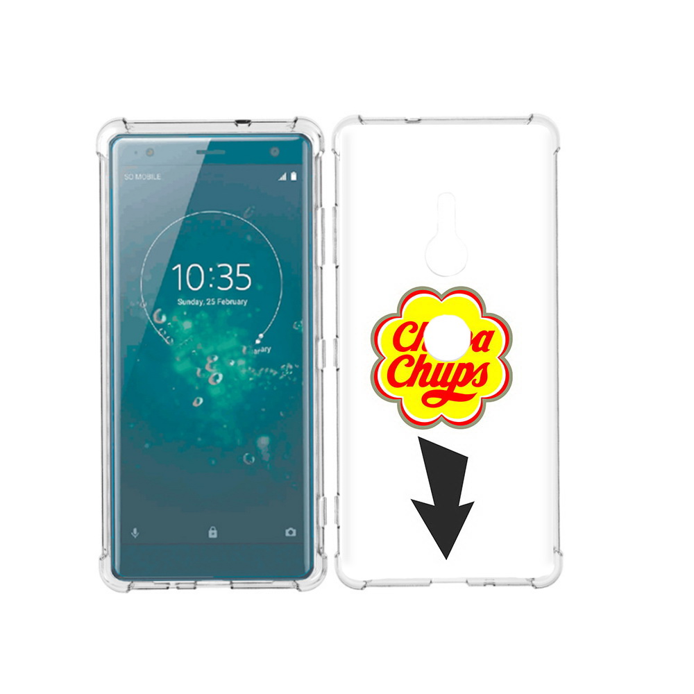

Чехол MyPads Tocco для Sony Xperia XZ3 чупа чупс, Прозрачный, Tocco