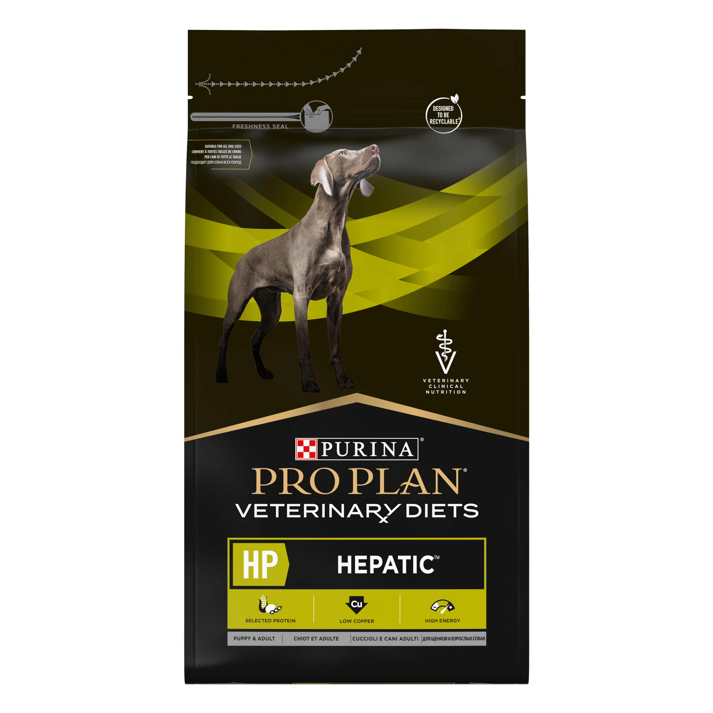 фото Сухой корм для собак pro plan veterinary diets hp hepatic, при заболевании печени, 3кг