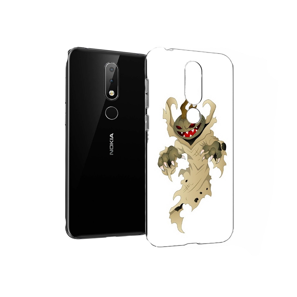 

Чехол MyPads Tocco для Nokia X6 призрак хэллоуина (PT115295.99.555), Прозрачный, Tocco