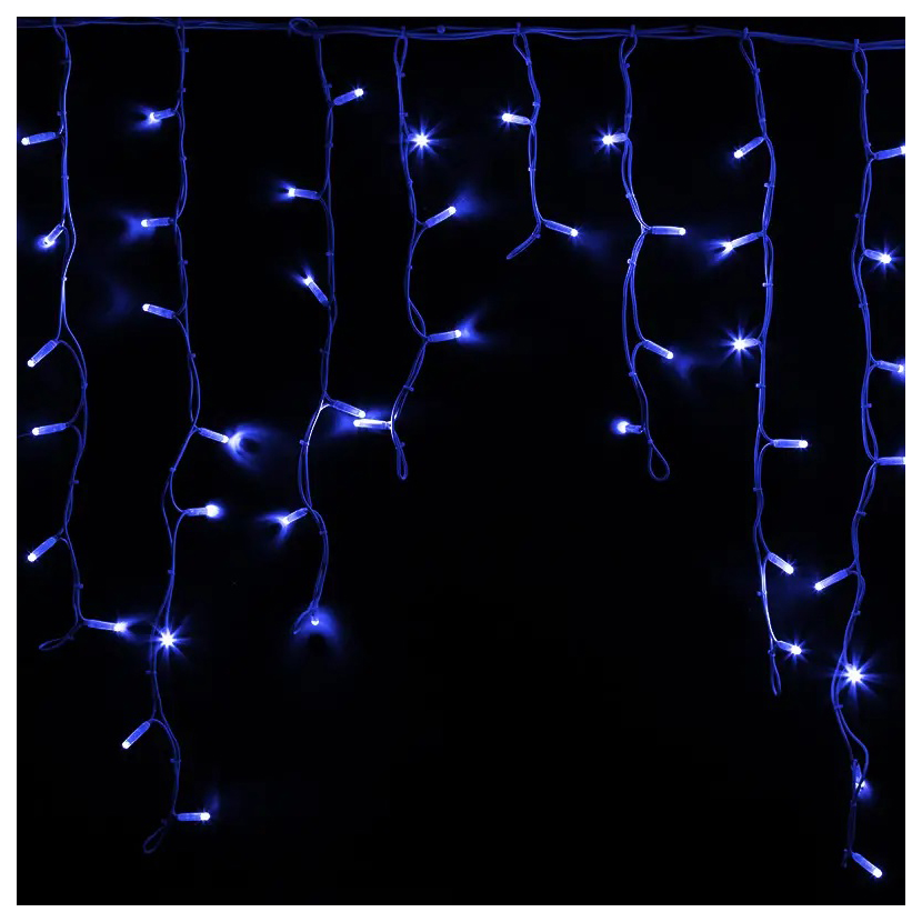 фото Световая бахрома neon-night 885387 255-283 5,6х0,9 м синий