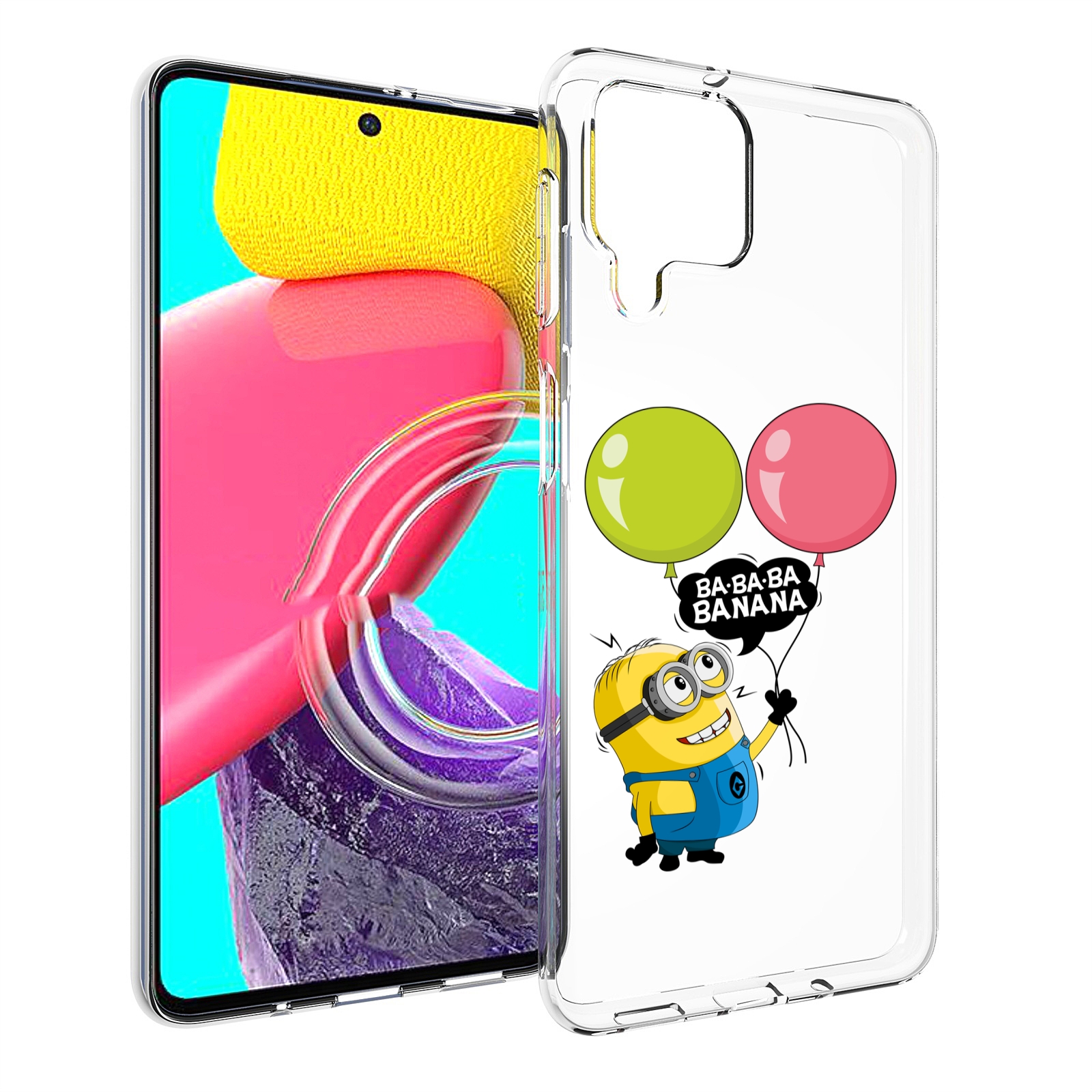 

Чехол Mypads Миньон-С-Шариками Для Samsung Galaxy M53 (Sm-M536), Прозрачный, Tocco