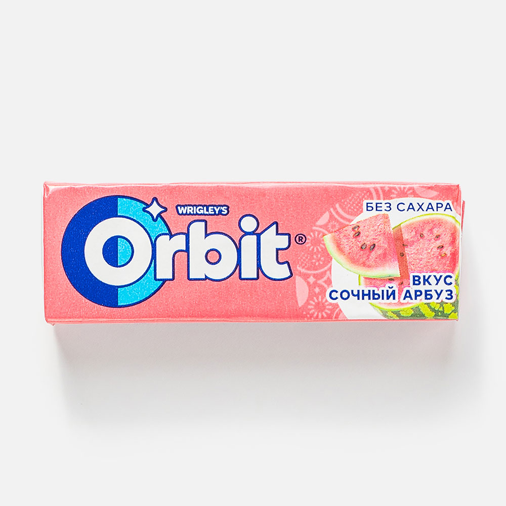

Жевательная резинка Orbit сочный арбуз, 13,6 г