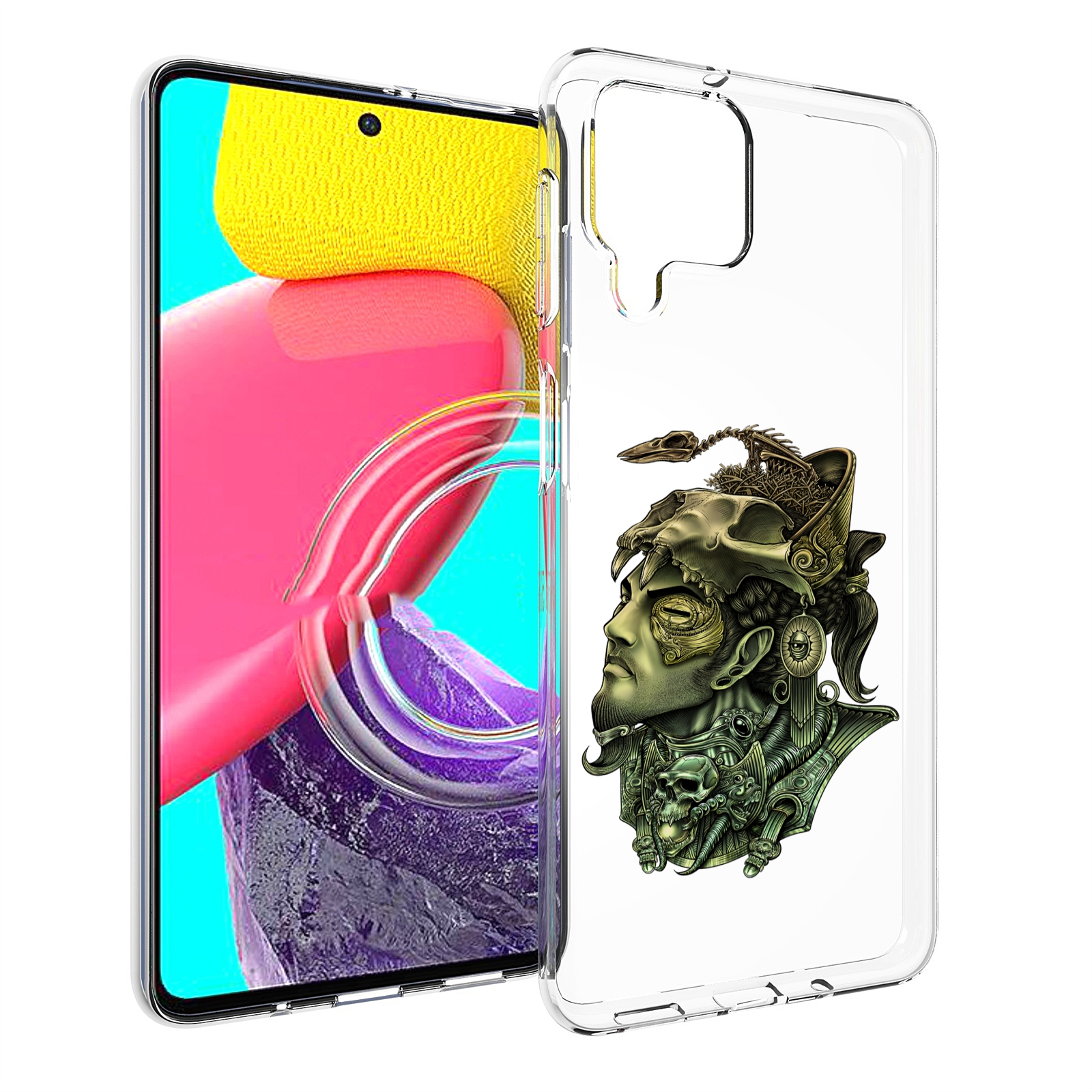 

Чехол Mypads Бронзовый Воин Для Samsung Galaxy M53 (Sm-M536), Прозрачный, Tocco