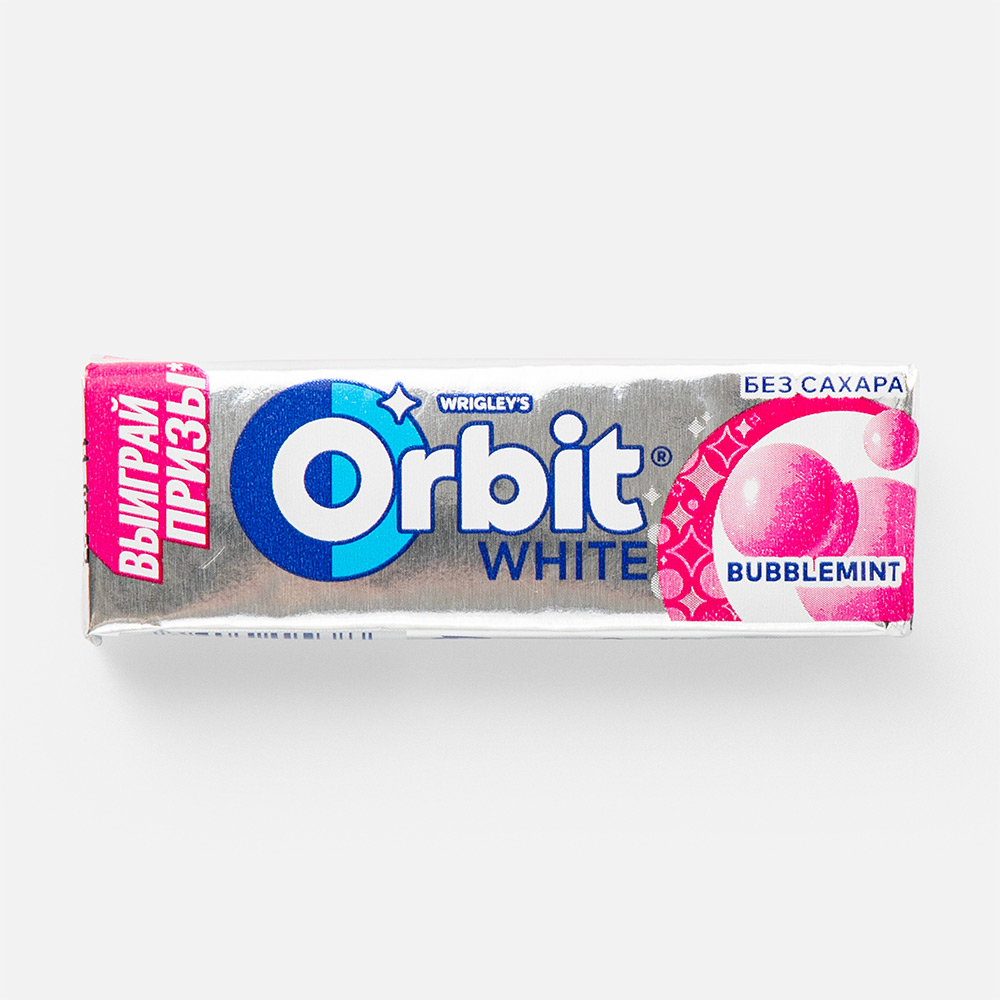 Жевательная резинка Orbit White Bubblemint 136 г 500000₽