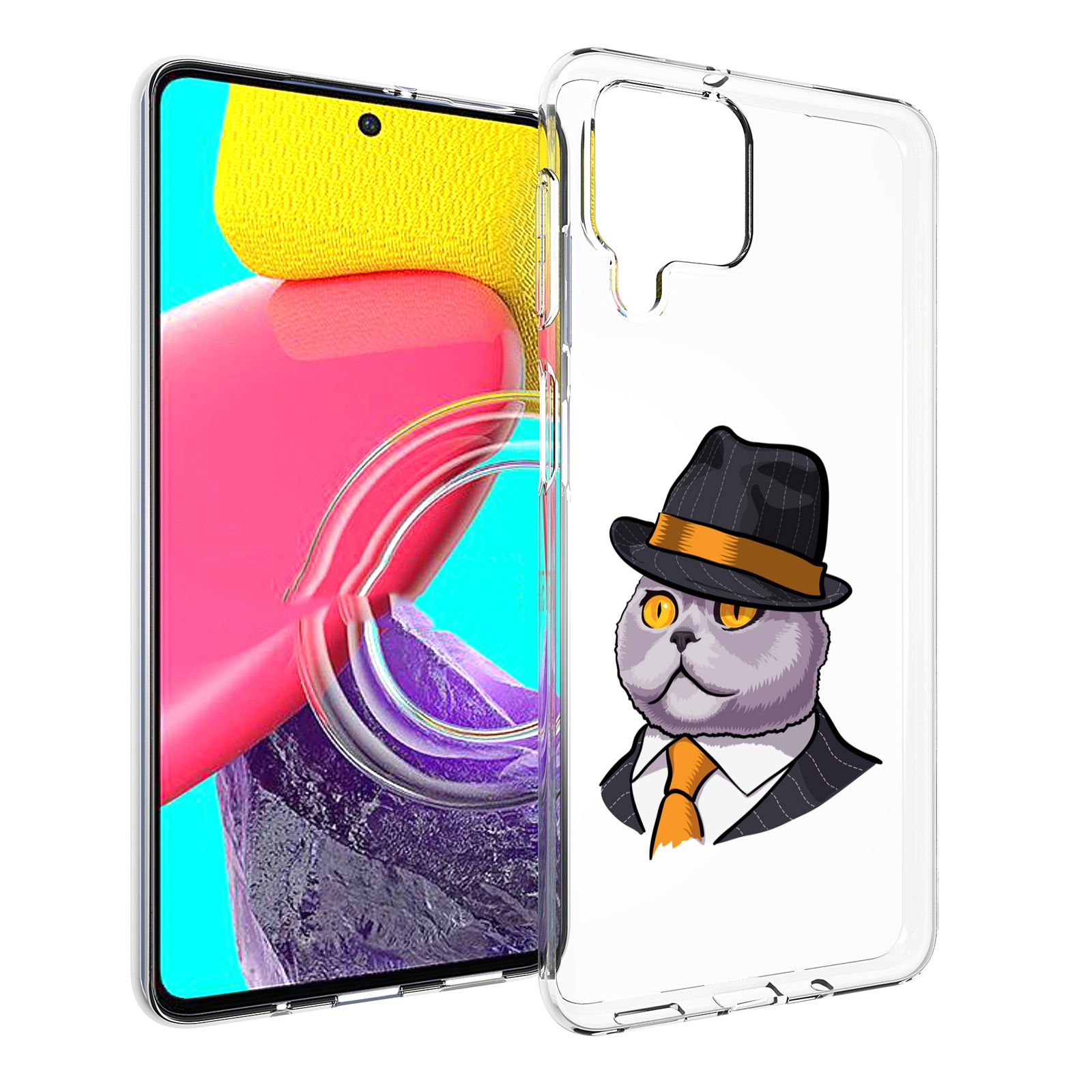 

Чехол Mypads Британец Для Samsung Galaxy M53 (Sm-M536), Прозрачный, Tocco
