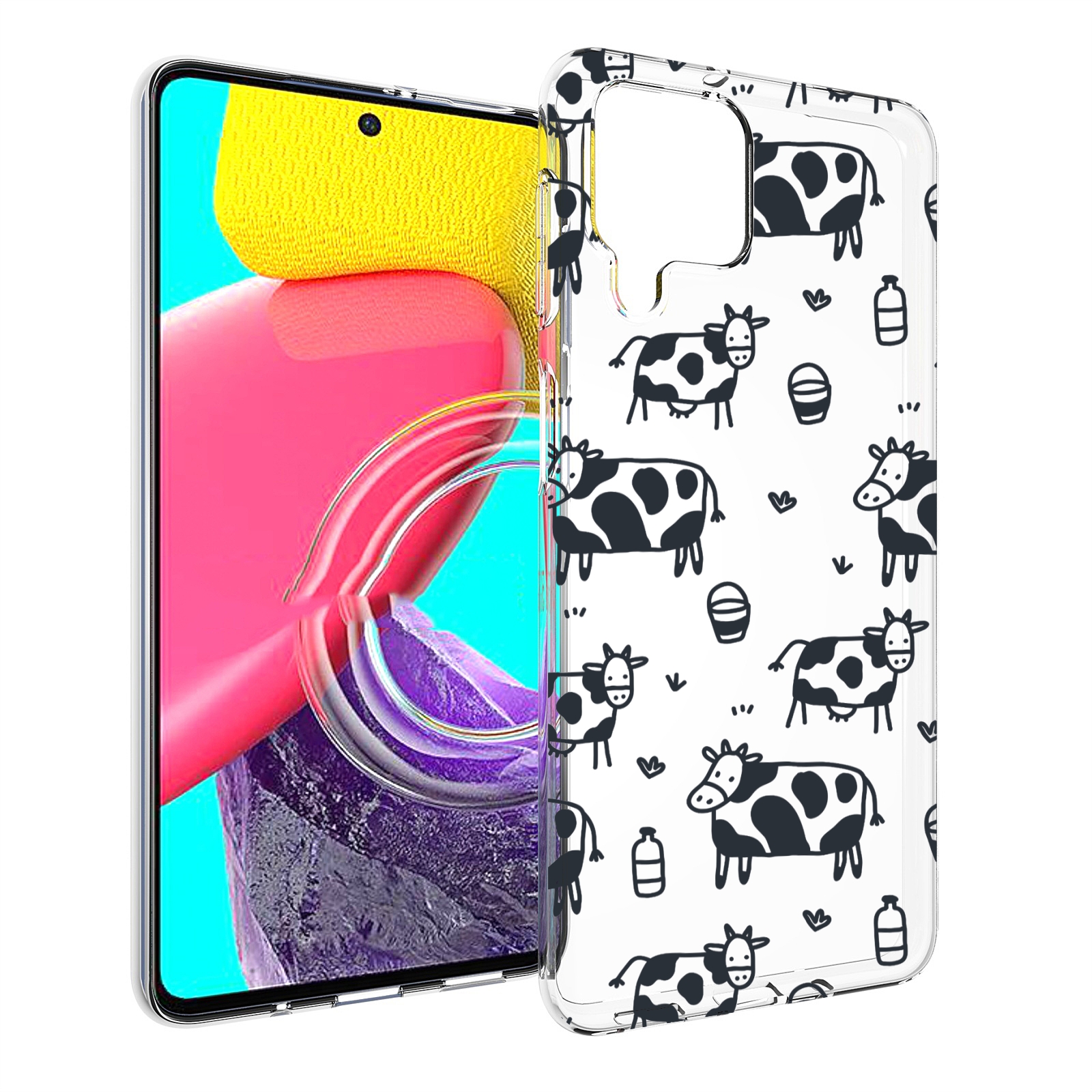 

Чехол Mypads Маленькие-Коровки Для Samsung Galaxy M53 (Sm-M536), Прозрачный, Tocco