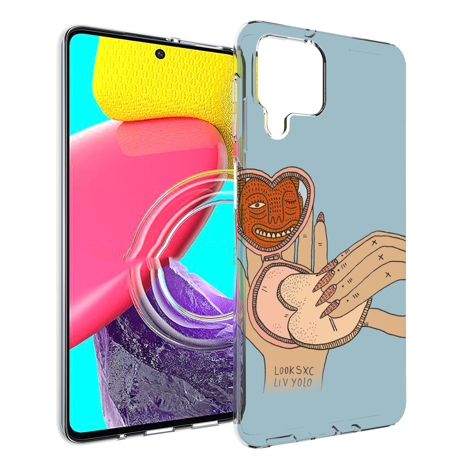 

Чехол Mypads Макияж Картинка Женский Для Samsung Galaxy M53 (Sm-M536), Прозрачный, Tocco